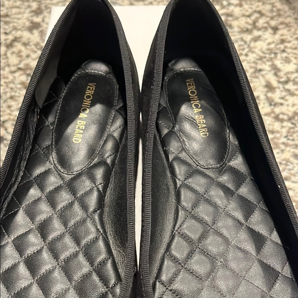Veronica Beard Beatrix Suede Ballet Flat Black - Picture 5 of 5